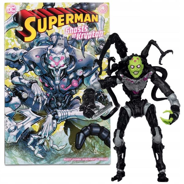 Brainiac (Ghosts of Krypton) figure from the DC Page Punchers range