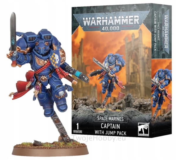 Space Marines: Captain with Jump Pack