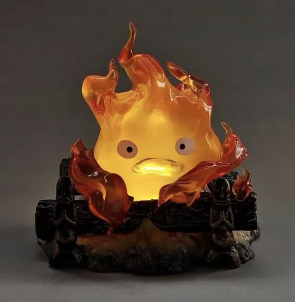 Calcifer from Howl’s Moving Castle – 13cm figurine with LED light