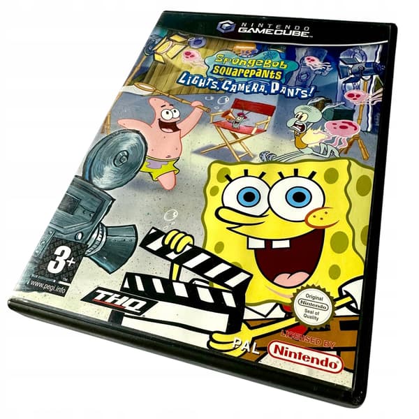 SpongeBob SquarePants: Lights, Camera, PANTS! | NINTENDO GAMECUBE | 3xA