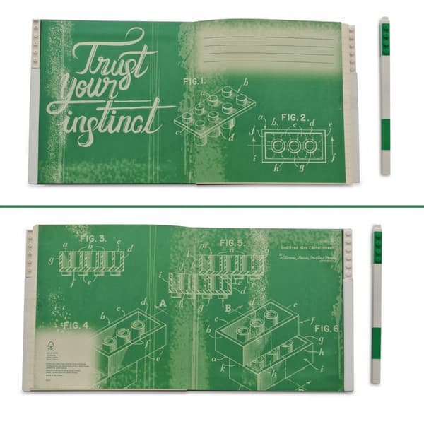 LEGO 53566 Green Notepad and Pen Set