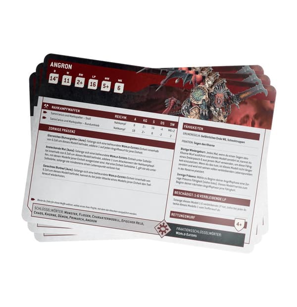 Warhammer 40000-indexkort: World Eaters, Games Workshop