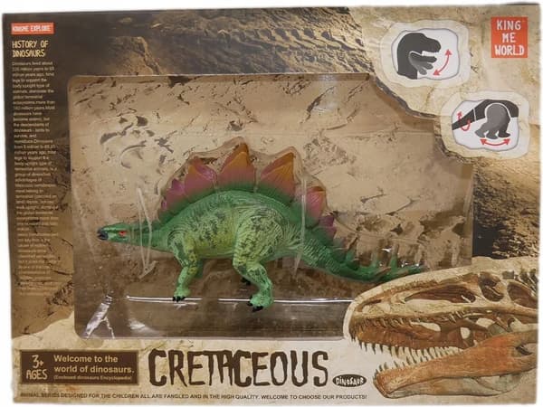 Dinosaur Figurines: Articulated Stegosaurus