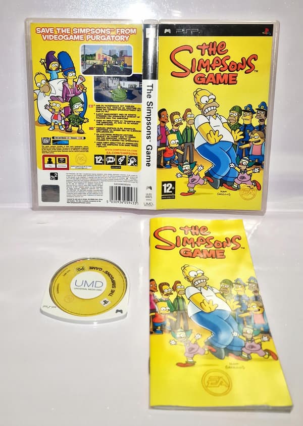 The Simpsons Game for Sony PSP – DB Disc
