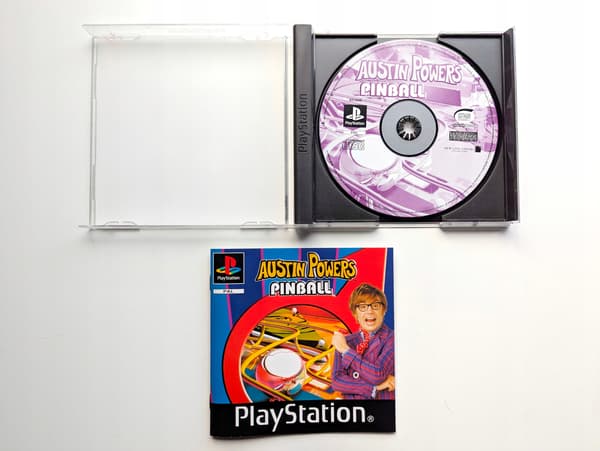 *** AUSTIN POWERS PINBALL PLAYSTATION 1 PS1 PSX PSONE *** 3AAA