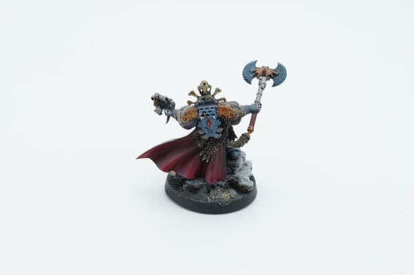 Warhammer 40k Space Wolves Wolf Lord Krom Dragongaze plastic figurine