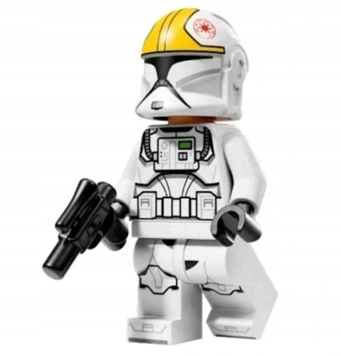 LEGO Star Wars Phase 1 Clone Trooper Pilot minifigure sw1425 + 2 BLASTERS