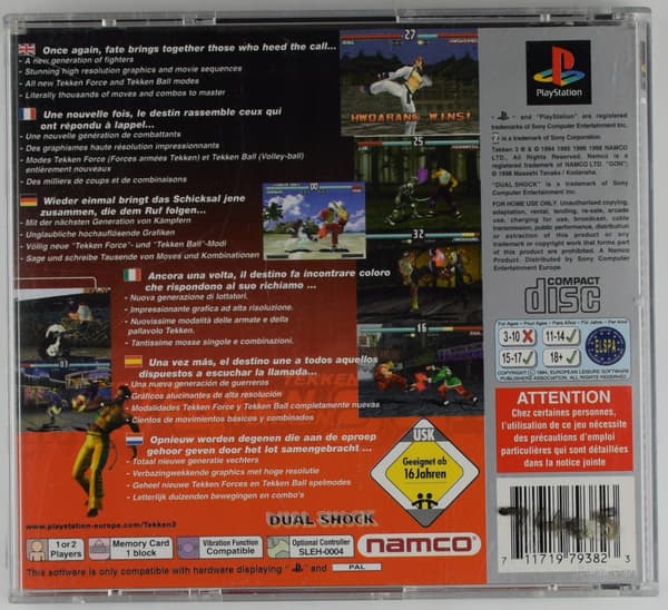 PSX TEKKEN 3 Platinum