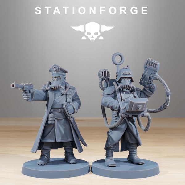 GrimGuard Combatants – Station Forge – 3D-utskrift