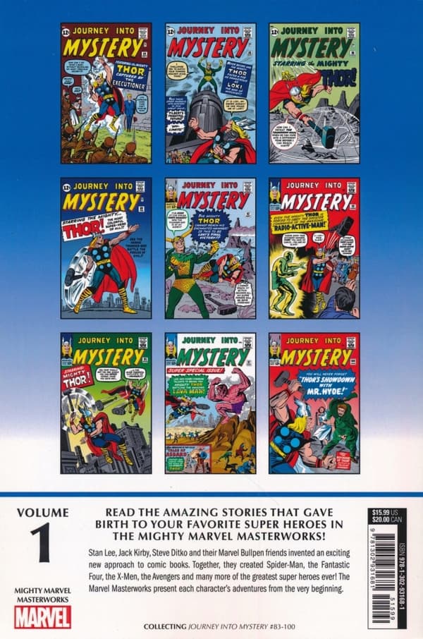 Mighty Marvel Masterworks: The Mighty Thor Vol. 1