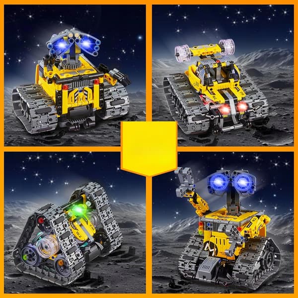 PROGRAMMABLE ROBOT – LARGE CONSTRUCTION SET (560 pieces) WITH APP AND REMOTE CONTROL
