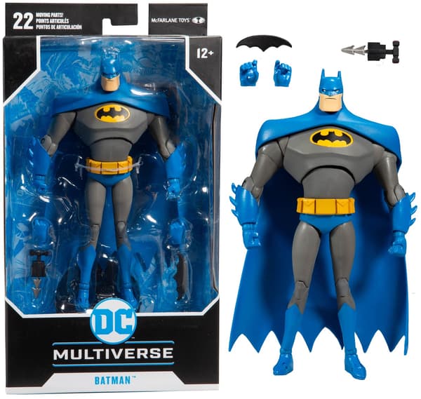 Large DC Multiverse Animated Batman Figurine, 18cm.