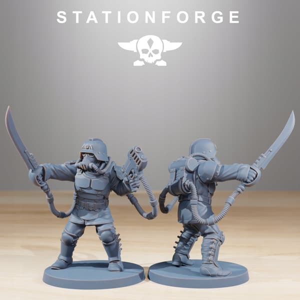 Grimguard Commandos x10 – Station Forge – 3D print