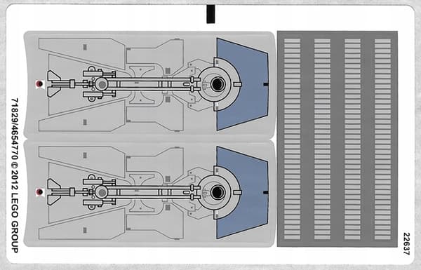 LEGO Star Wars INSTRUCTIONS + STICKERS: Droid Escape 9490, 2012
