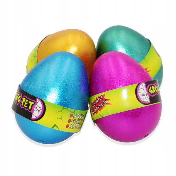 6x MAGICAL LARGE EGG – HATCHING DINOSAUR SURPRISE THAT GROWS IN WATER