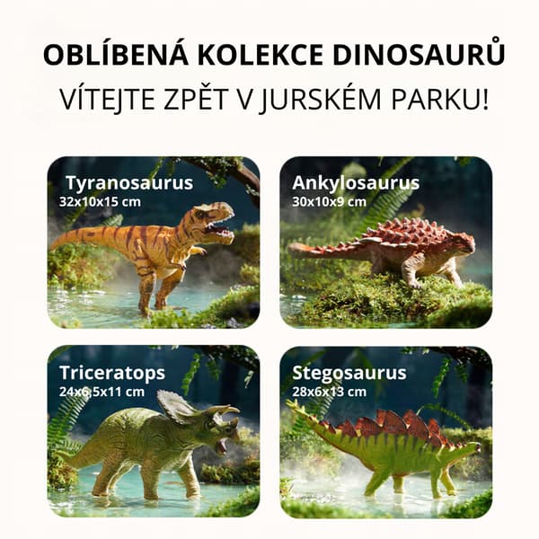 Hand-painted Ankylosaurus figurine by Mideer