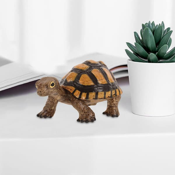 DECORATIVE AND EDUCATIONAL TURTLE FIGURINE MADE OF PVC