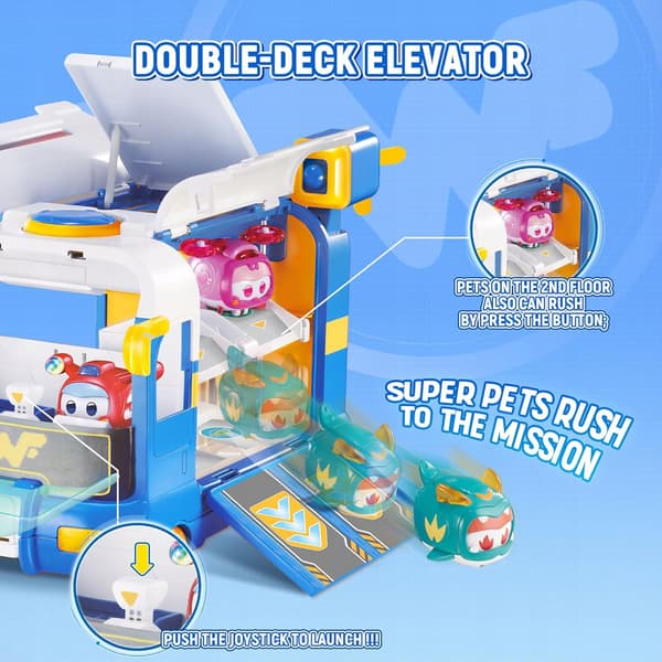 MINI 2-in-1 BASE SET WITH FIGURES, LIGHTS, LIFT AND ACCESSORIES