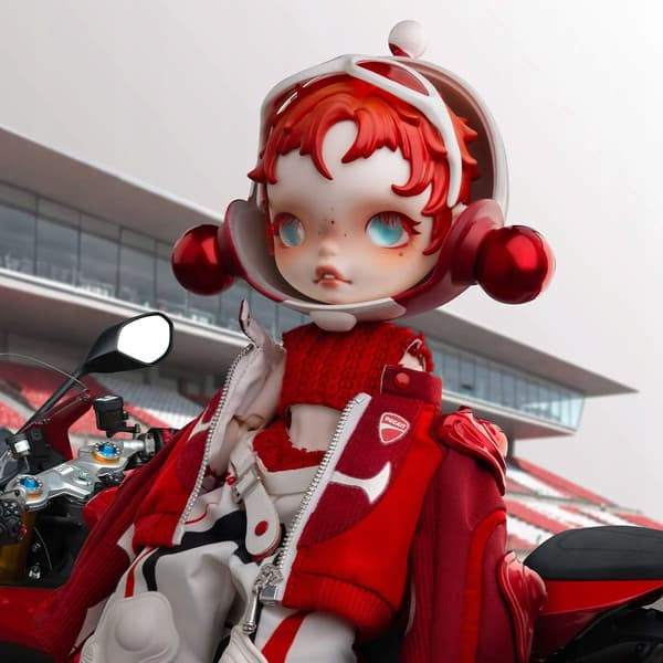 POP MART SKULLPANDA × DUCATI 1/6 Scale Action Figure