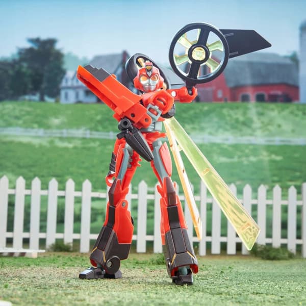 TRANSFORMERS EARTHSPARK AUTOBOT 2-IN-1 ROBOT FIGURINE: TERRAN TWITCH, 12 CM