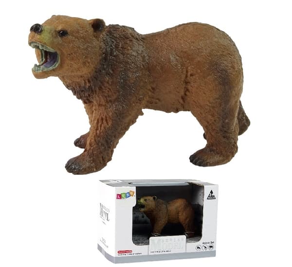 COLLECTORS’ DECORATIVE REALISTIC FIGURINE: BROWN BEAR