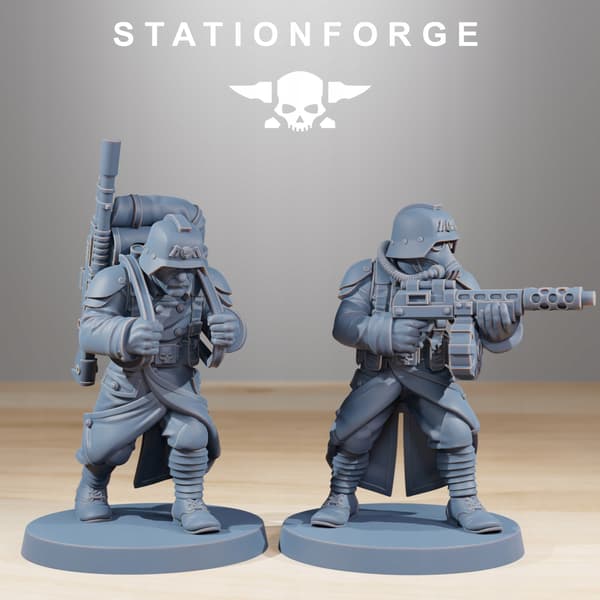 GrimGuard Combatants – Station Forge – 3D-utskrift