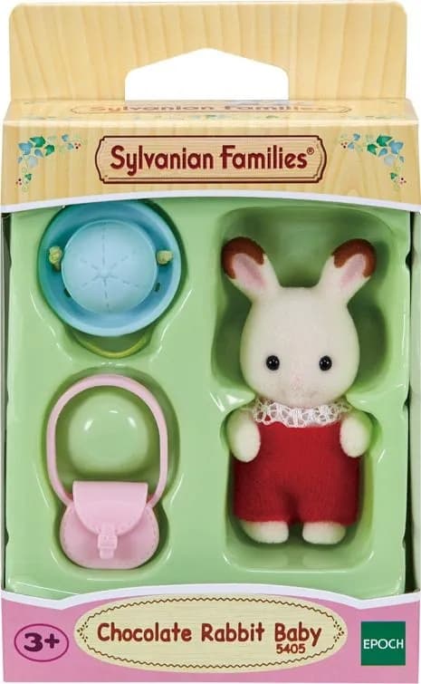 THE RABBIT BABY WITH CHOCOLATE EARS