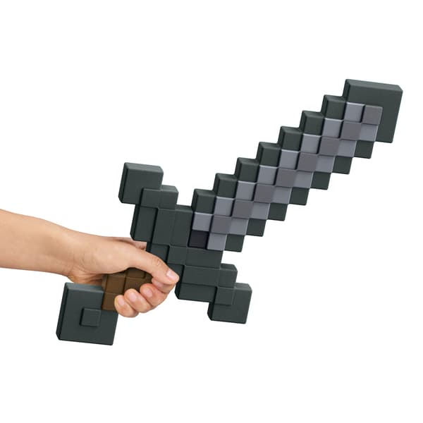 Minecraft pixel stone sword, large sword for children