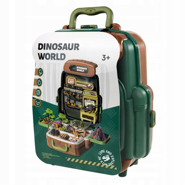 DINOSAURS IN A RUCKSACK – T-REX DINOSAUR FIGURINES – EXPLORER SET – TOY – GIFT