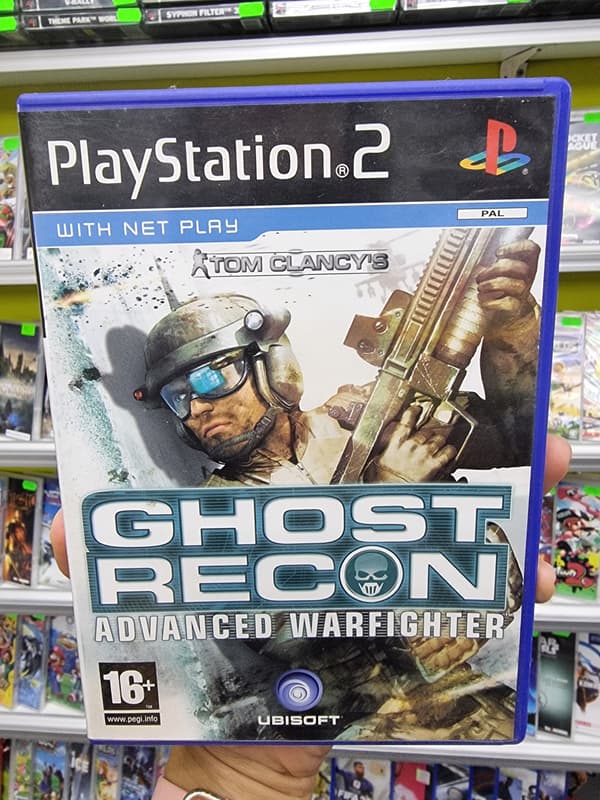 GHOST RECON ADVANCED WARFIGHTER POLISH PS2 FIRST EDITION IN PERFECT CONDITION