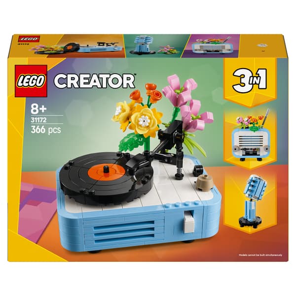 LEGO Creator 31172 3-in-1 Turntable, Radio and Microphone Set
