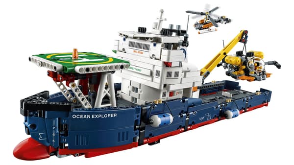 LEGO 42064 Technic Research Vessel and Helicopter Set