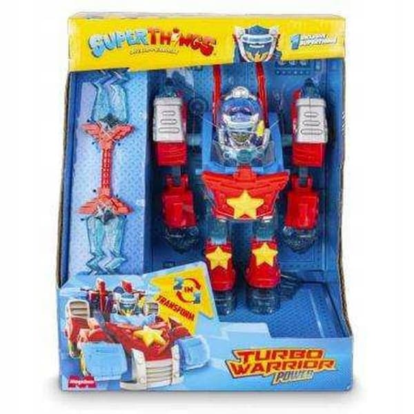 SuperThings Turbo Warrior Power Transforming Robot Toy