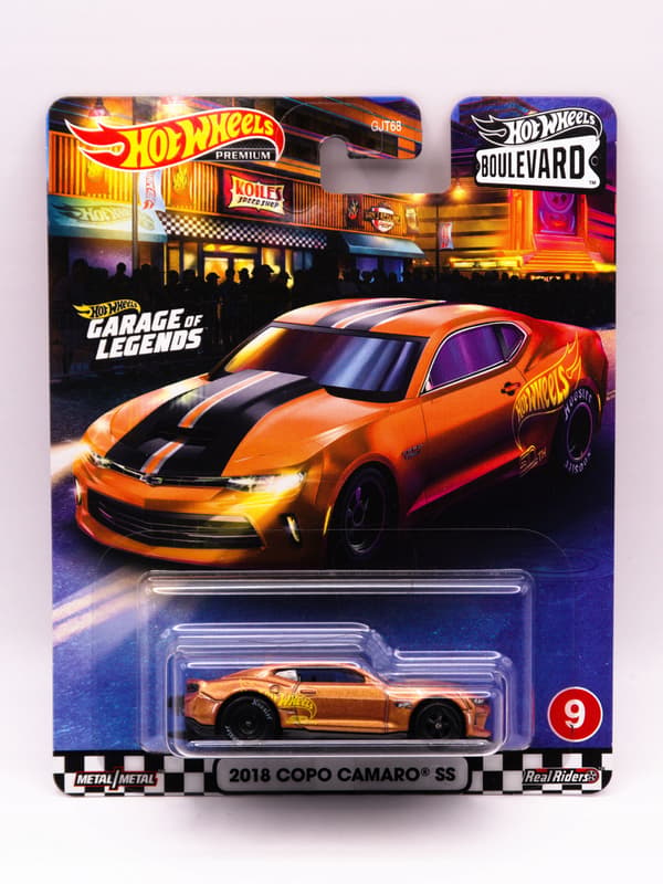 Hot Wheels Premium Boulevard 2018 Copo Camaro SS - GJT76
