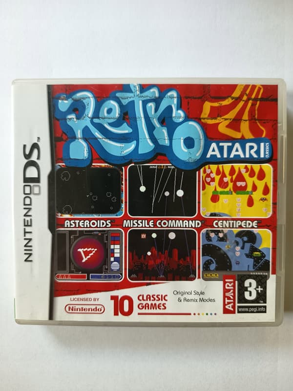 Retro Atari Classics for Nintendo DS – English version, complete set (see cover)