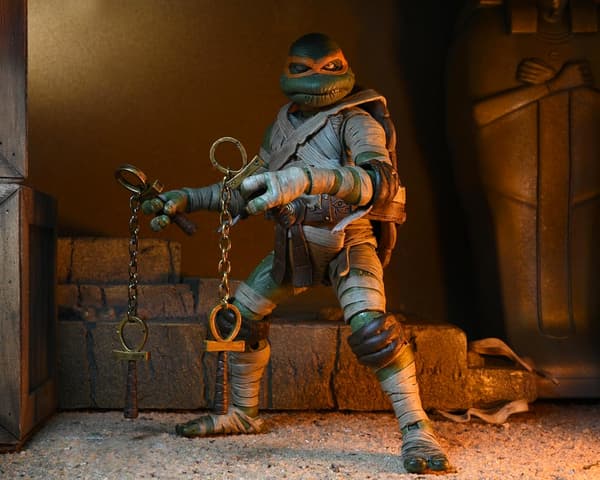 MICHELANGELO ACTION FIGURE, 18 CM, NINJA TURTLE WITH ACCESSORIES