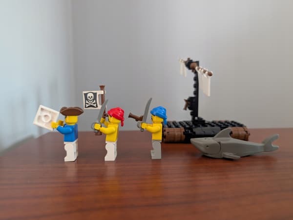 Lego 6257 Pirates on a Raft