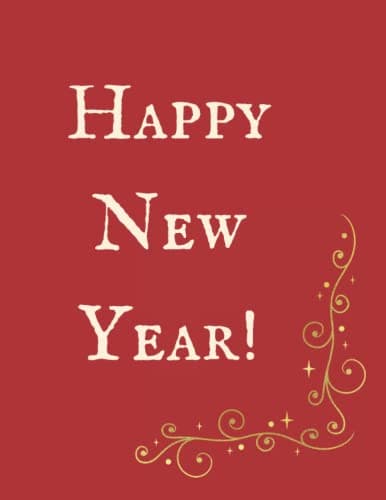 Happy New Year Journal and Sketchbook: A Notebook for Daily Journaling
