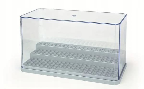 Transparent Display Case for Mini Figures – 3 Levels, GREY