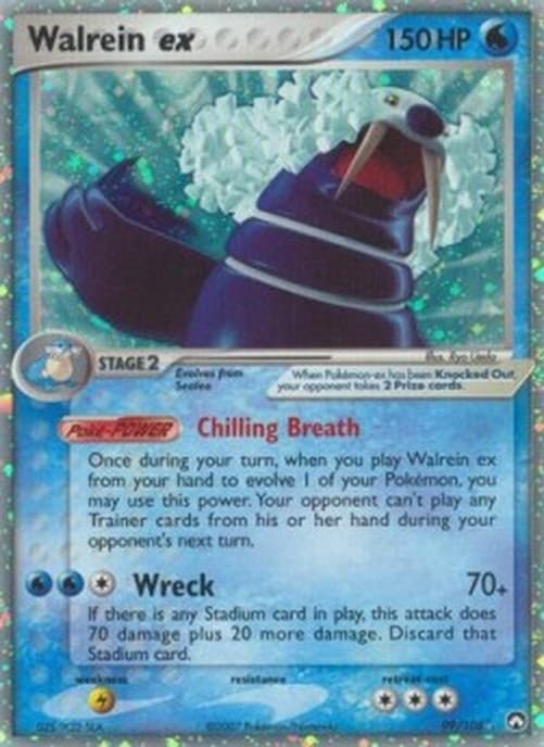 Pokemon Walrein ex