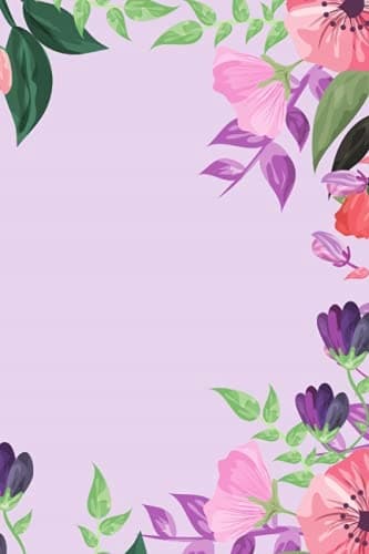 Lined Journal: A floral journal for thoughts, goals and dreams! Student
