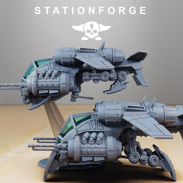 Scavenger Gunship – Station Forge – 3D printing
