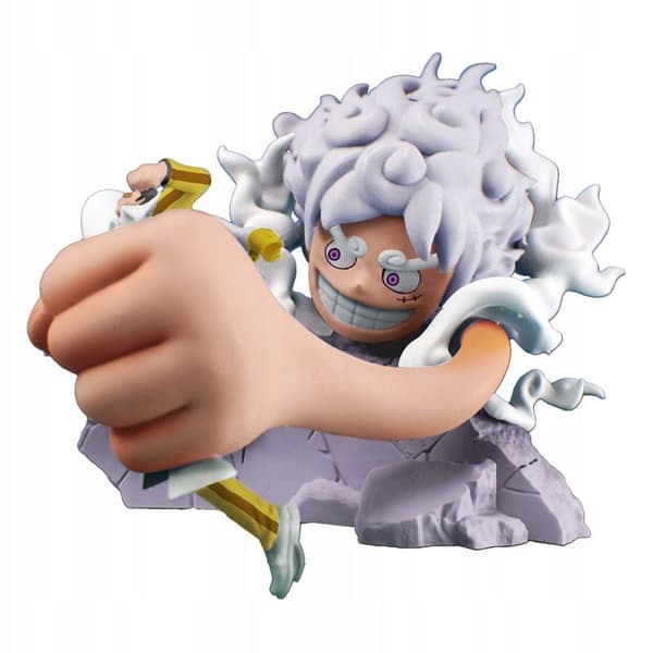 // One Piece Petitrama PVC Mini Statue Logbox Re Birth Egghead Set 9 cm