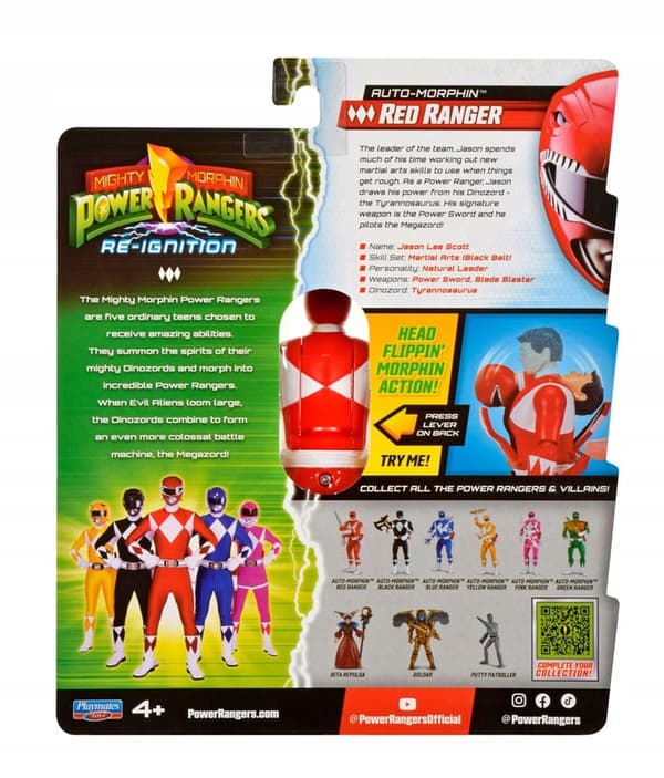 Mighty Morphin Power Rangers Red Ranger 12 cm