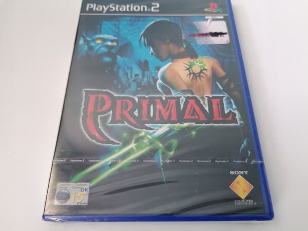 PRIMAL PlayStation 2 (PS2) in its box