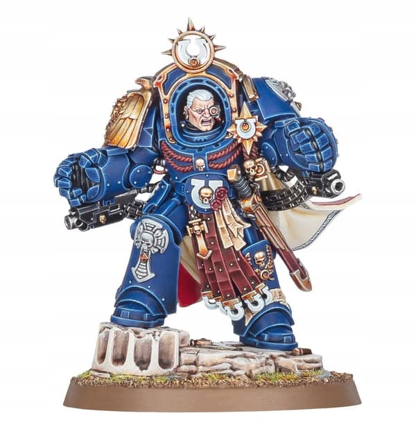 Marneus Calgar i Antilochus’ rustning