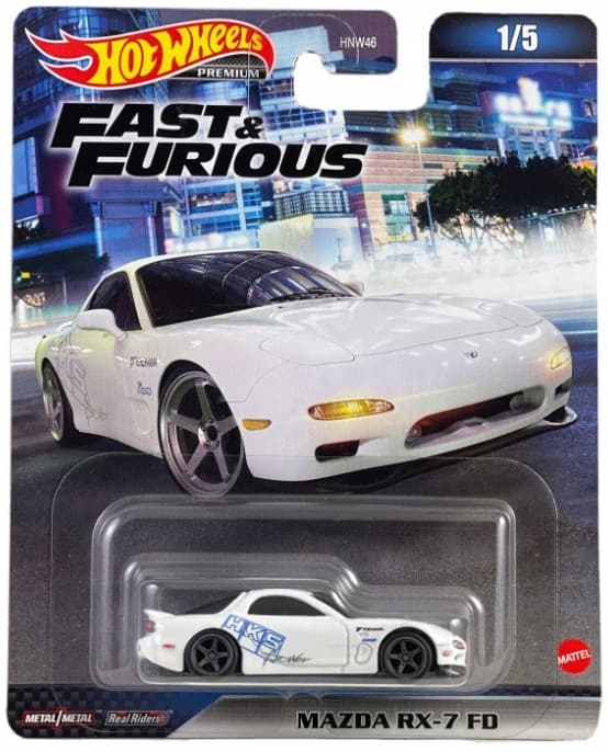Hot Wheels Premium Mazda RX-7 FD Fast & Furious