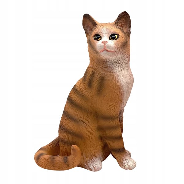 A PRECISE PLASTIC MODEL OF A CAT – A DECORATIVE ITEM AND EDUCATIONAL TOY