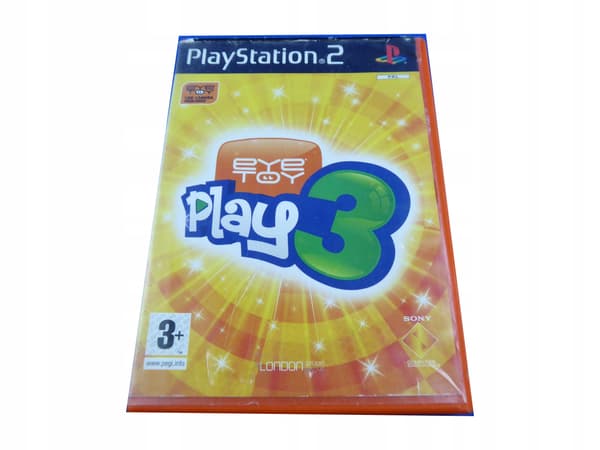 EYETOY PLAY 3 disc, very good+ condition, complete PS2 set
