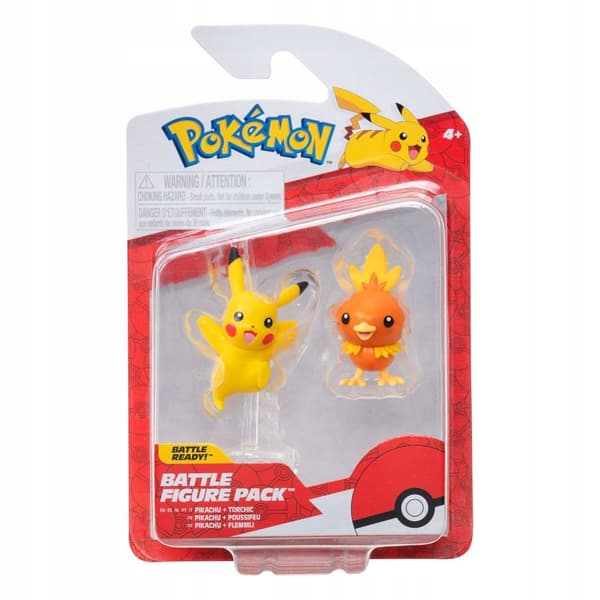 Pokémon Battle Figures 2-Pack: Torchic & Pikachu